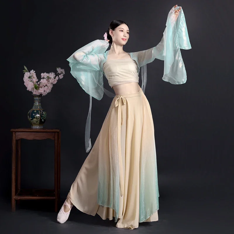 Chinese Style Folk Dance Classical Dance Costume Practice Clothes Elegant Performance Stage Dancewear National Waist Drum Suit
Chinese Style Folk Dance Classical Dance Costume Practice Clothes Elegant Performance Stage Dancewear National Waist Drum Suit
