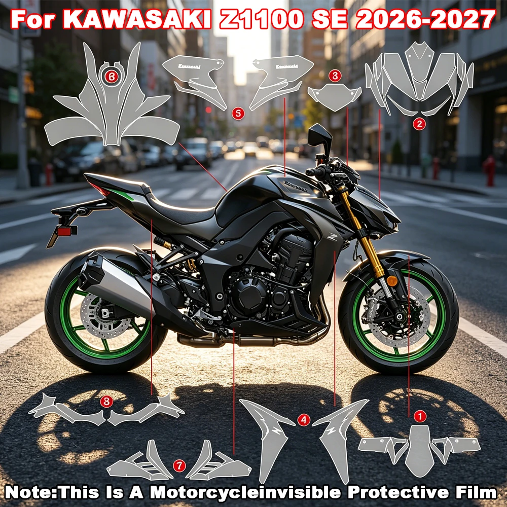 For KAWASAKI Z1100 SE 2026 2027 TPU Paint Protection Film Motorcycle Invisible Protective Wrap Anti-Scratch Waterproof
For KAWASAKI Z1100 SE 2026 2027 TPU Paint Protection Film Motorcycle Invisible Protective Wrap Anti-Scratch Waterproof