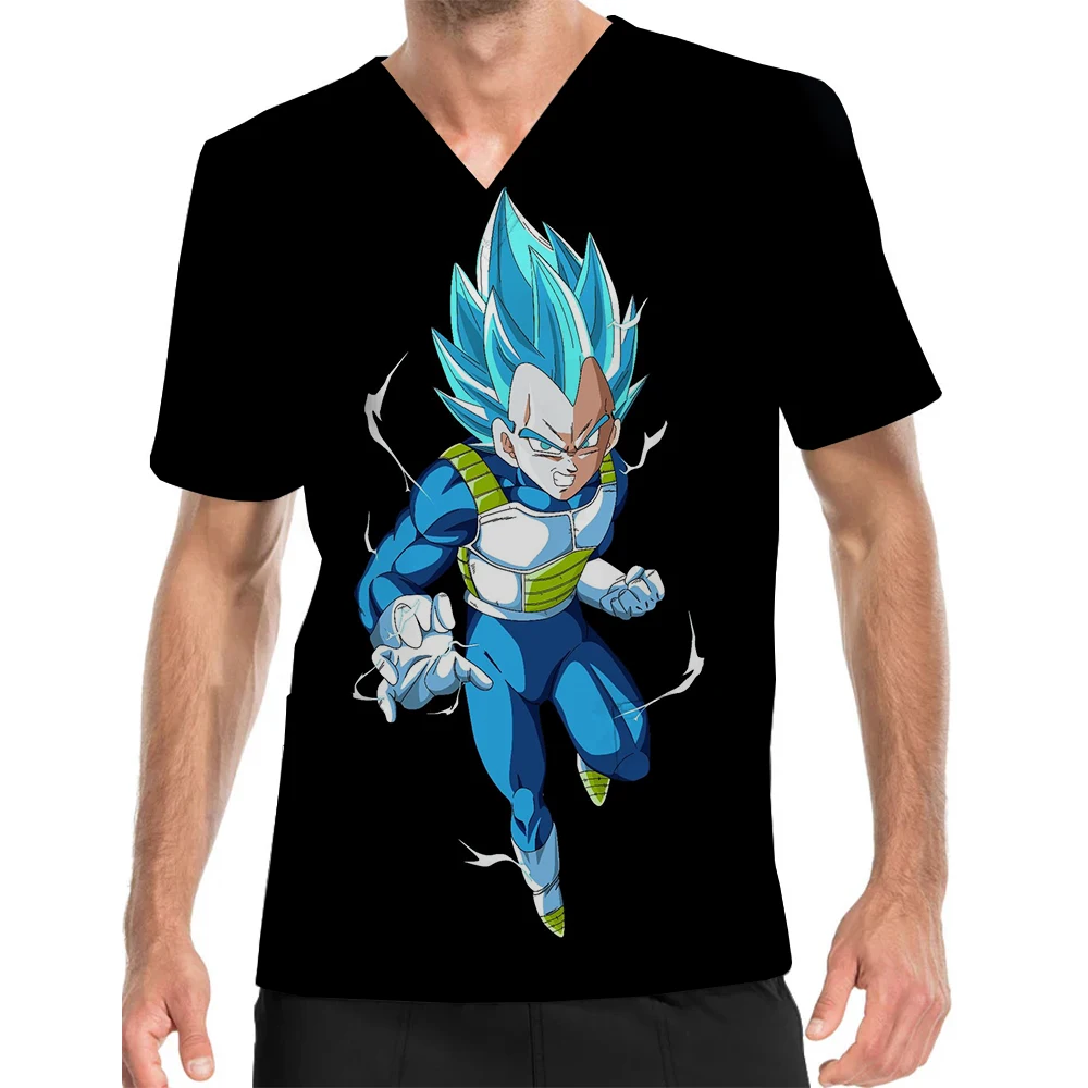 2024 Nursing Surgical Gown Top Durable and Easy to Care V-Neck Print Scrub Top Dragon Ball Vegeta Print Short Sleeves
2024 Nursing Surgical Gown Top Durable and Easy to Care V-Neck Print Scrub Top Dragon Ball Vegeta Print Short Sleeves