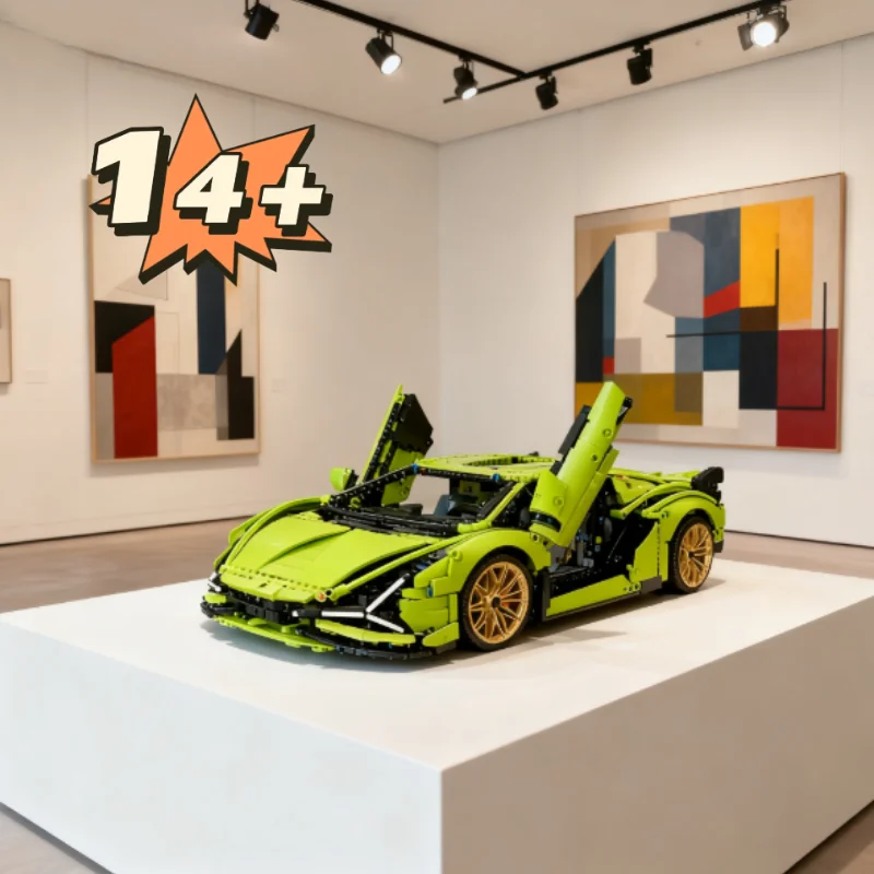 Hot New Releases 42115 Technical Lambo Sian Building Blocks MOC Bricks Model Adults Sports Car Toys for kids Christmas Gifts
Hot New Releases 42115 Technical Lambo Sian Building Blocks MOC Bricks Model Adults Sports Car Toys for kids Christmas Gifts
