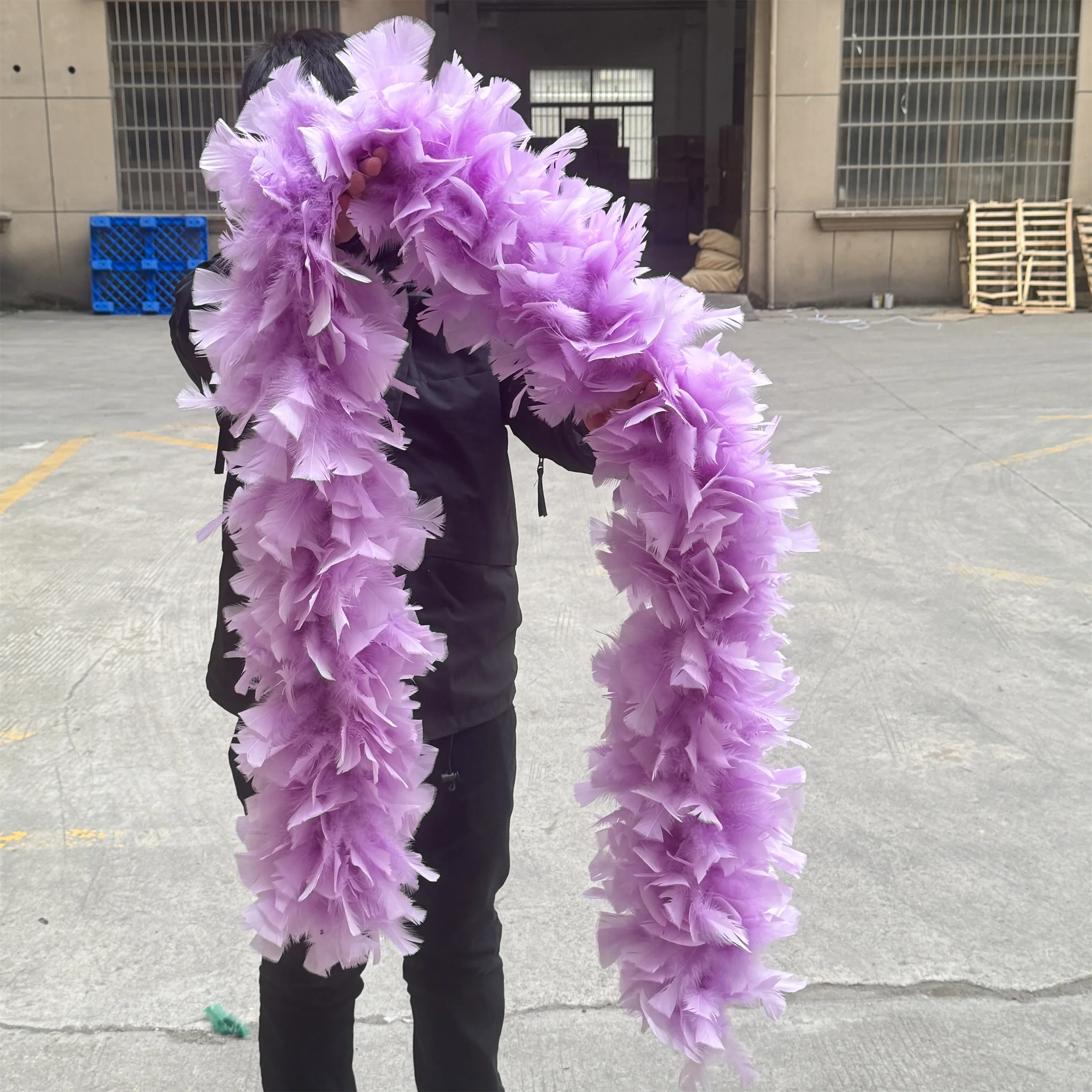 2M Purple Turkey Feather Boa Shawl 200g Fluffy Plume for Wedding Party Carnival Stage Costume and Clothing Decoration Accessory
2M Purple Turkey Feather Boa Shawl 200g Fluffy Plume for Wedding Party Carnival Stage Costume and Clothing Decoration Accessory