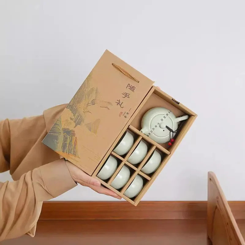 Портативный дорожный набор для чаепития в стиле кунг-фу, идеален для деловых мероприятий, подходит для подарков и ежедневных дегустаций чая
Портативный дорожный набор для чаепития в стиле кунг-фу, идеален для деловых мероприятий, подходит для подарков и ежедневных дегустаций чая