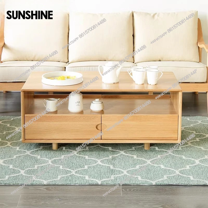 Full solid wood coffee table simple modern living room oak coffee table tea table
Full solid wood coffee table simple modern living room oak coffee table tea table