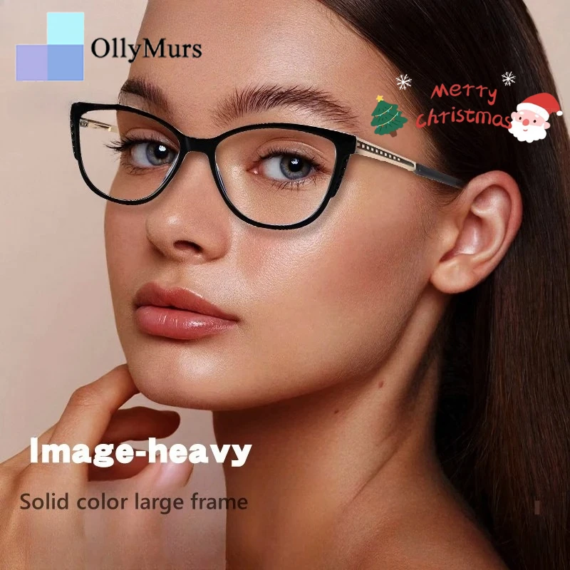 OLLYMURS New Fashion TR90 Anti Blue Cat Eye Women's Eye Frame Optical Prescription Glasses Frame 2220
OLLYMURS New Fashion TR90 Anti Blue Cat Eye Women's Eye Frame Optical Prescription Glasses Frame 2220
