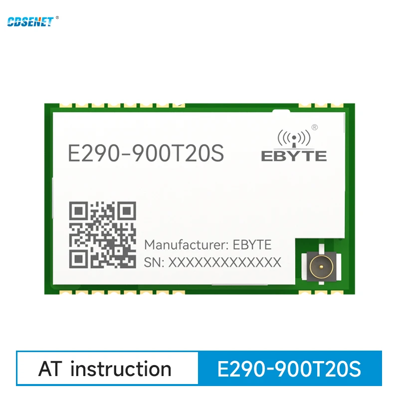 868/915MHz PAN3060 LoRa Wireless Module CDSENET E290-900T20S 20dbm IAP RSSI Air Wake Up AT Command Low Power Relay Networking
868/915MHz PAN3060 LoRa Wireless Module CDSENET E290-900T20S 20dbm IAP RSSI Air Wake Up AT Command Low Power Relay Networking
