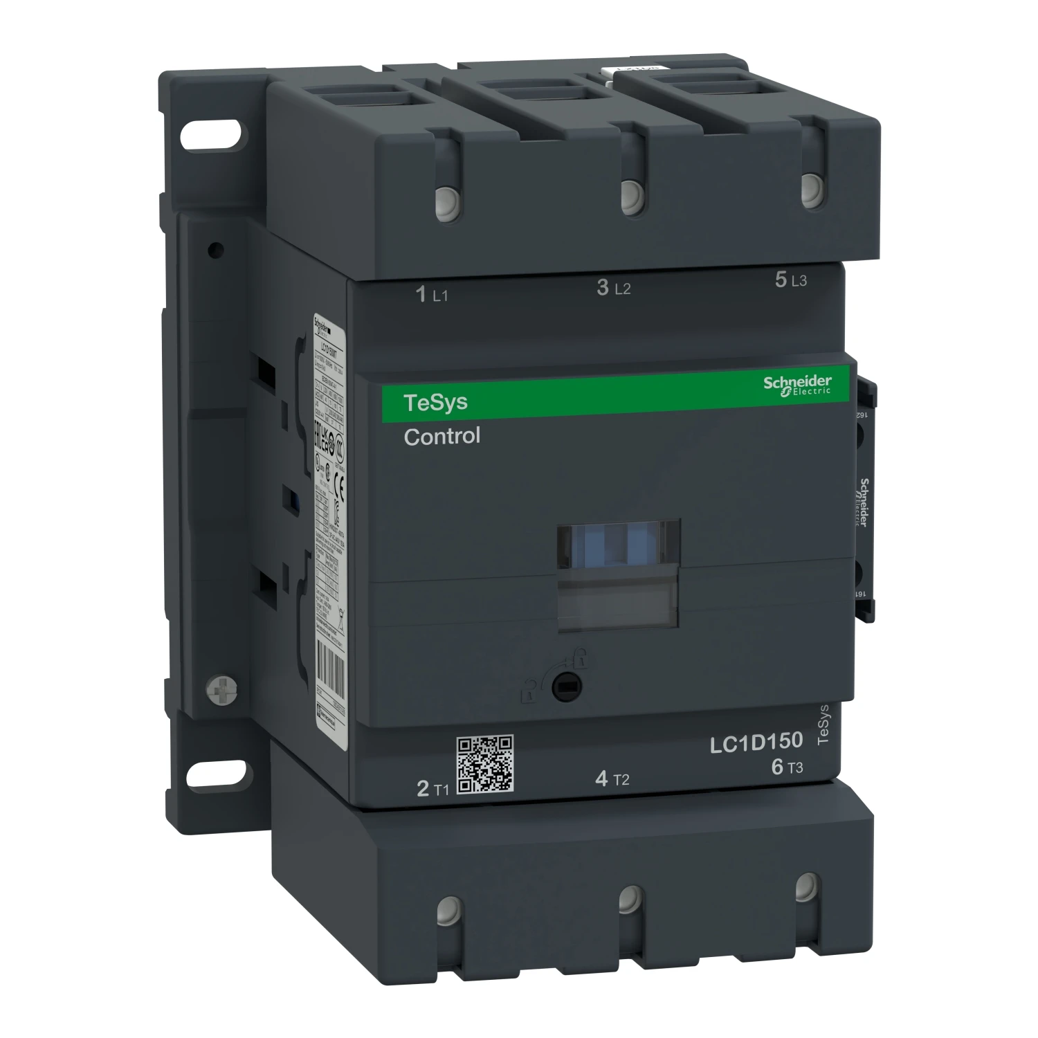 LC1D150 LC1D150Q7 contactor - 3P(3 NO) - AC-3 - = 440 V 150 A - 380 V AC 50/60 Hz coil
LC1D150 LC1D150Q7 contactor - 3P(3 NO) - AC-3 - = 440 V 150 A - 380 V AC 50/60 Hz coil