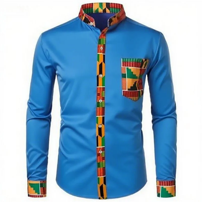 16 colors men's shirts long sleeve patchwork shirts fashionable men's tops business casual wear high quality fabrics xs-6xl 
16 colors men's shirts long sleeve patchwork shirts fashionable men's tops business casual wear high quality fabrics xs-6xl