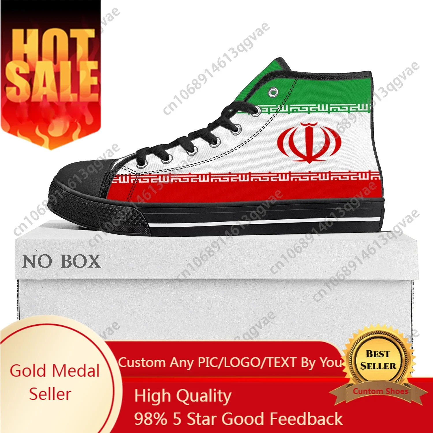 Iranian Flag High Top High Quality Sneakers Mens Womens Teenager Canvas Sneaker Iran Casual Couple Shoes Custom Shoe
Iranian Flag High Top High Quality Sneakers Mens Womens Teenager Canvas Sneaker Iran Casual Couple Shoes Custom Shoe