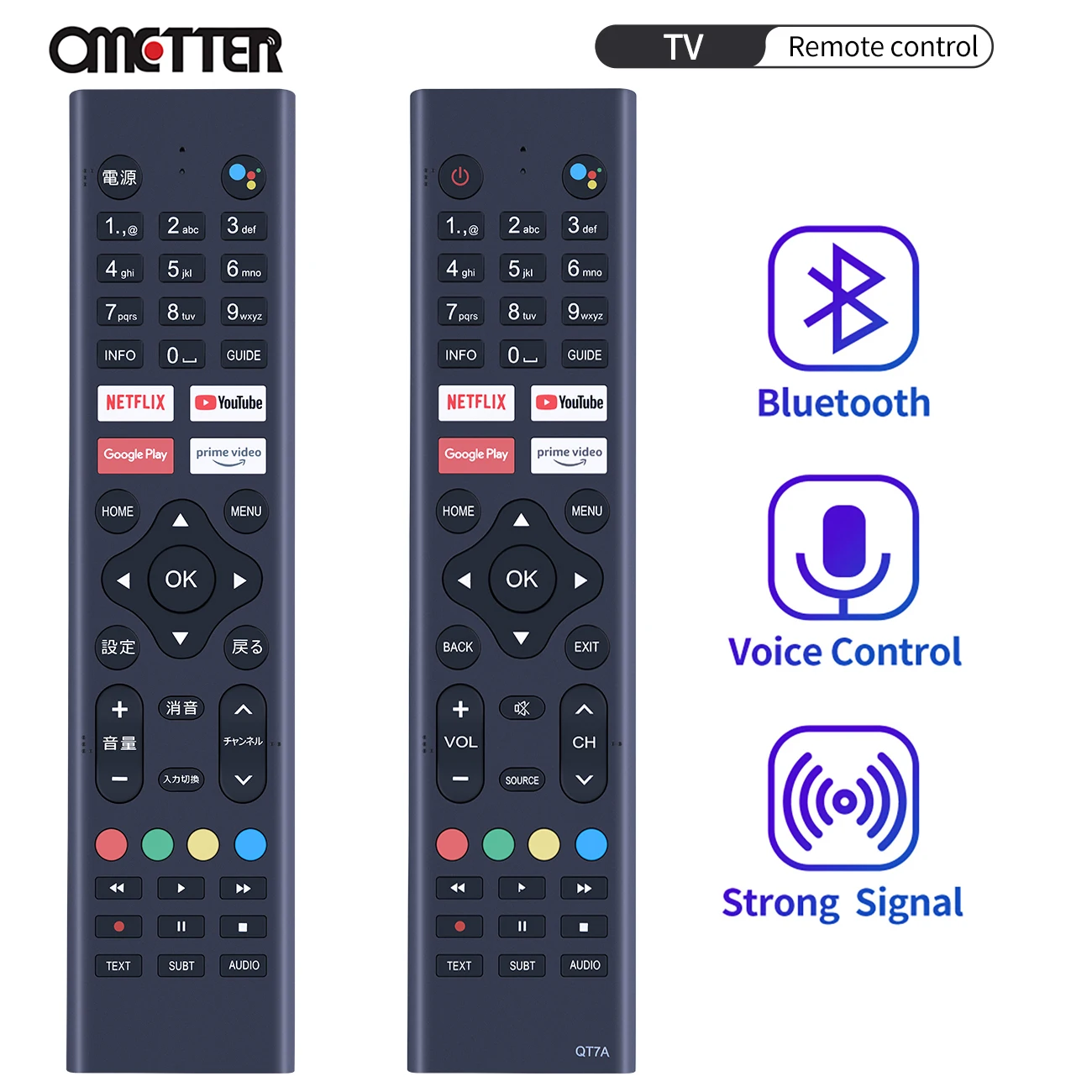 Voice TV Remote Control FOR Soniq ENGAL KONIC G42FW60A G43FW60A QT7A SMART SN43LEDH6886 4K
Voice TV Remote Control FOR Soniq ENGAL KONIC G42FW60A G43FW60A QT7A SMART SN43LEDH6886 4K