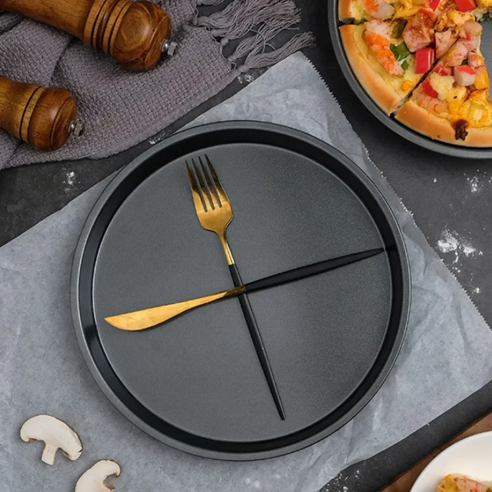2Pcs Non Stick Pizza Pan Deep Thickened Carbon Steel Baking Pan for Kitchen Bakery10in
2Pcs Non Stick Pizza Pan Deep Thickened Carbon Steel Baking Pan for Kitchen Bakery10in