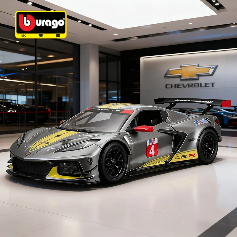 Bburago 1:24 Chevrolet Corvette C8.R 2020 Alloy Car Diecasts & Toy Vehicles Car Model Miniature Scale Model Car For Children
Bburago 1:24 Chevrolet Corvette C8.R 2020 Alloy Car Diecasts & Toy Vehicles Car Model Miniature Scale Model Car For Children