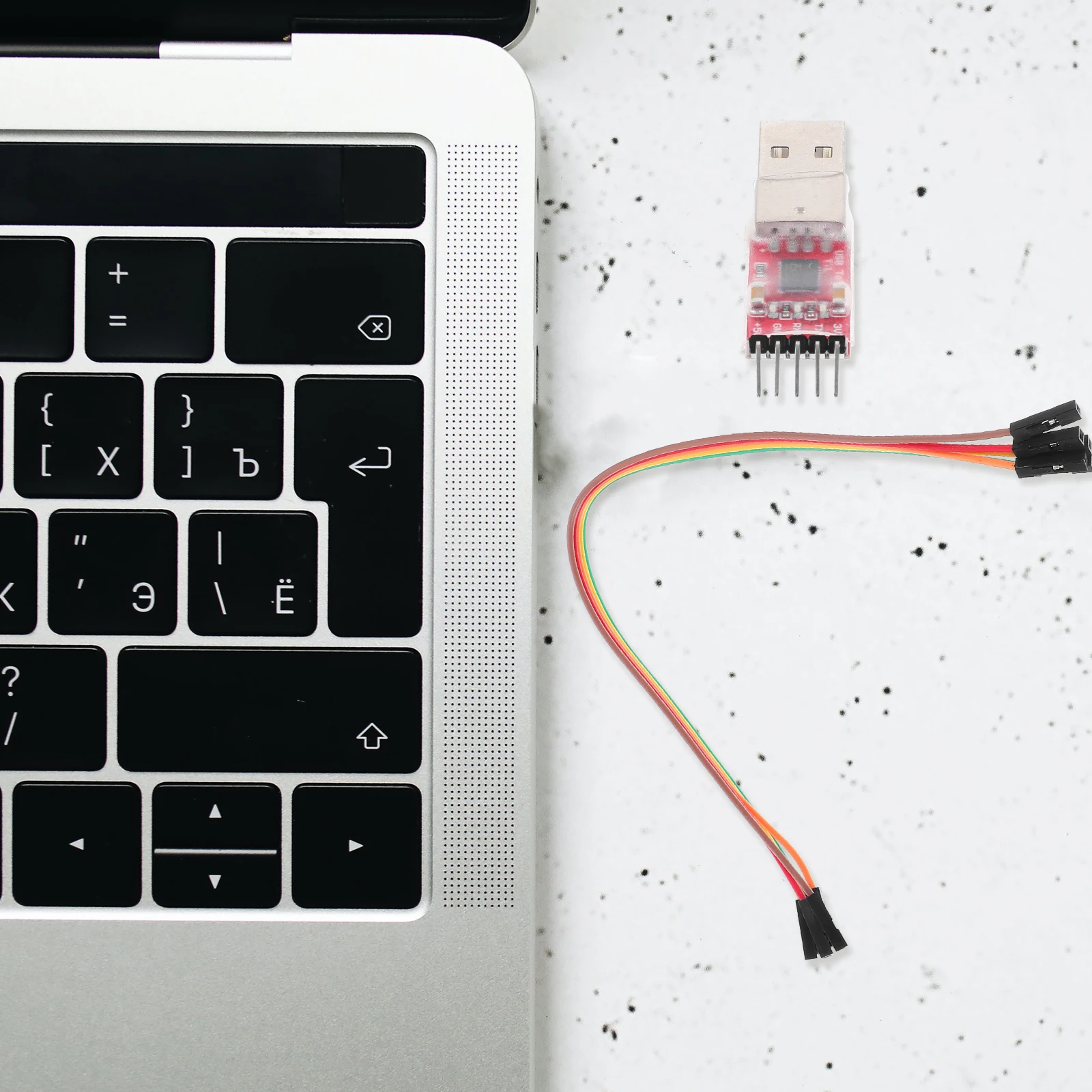 Usb To Ttl Module 5 Pin Serial Converter Uart Adapter 3.3V 5V Gnd Support Win Random Color
Usb To Ttl Module 5 Pin Serial Converter Uart Adapter 3.3V 5V Gnd Support Win Random Color