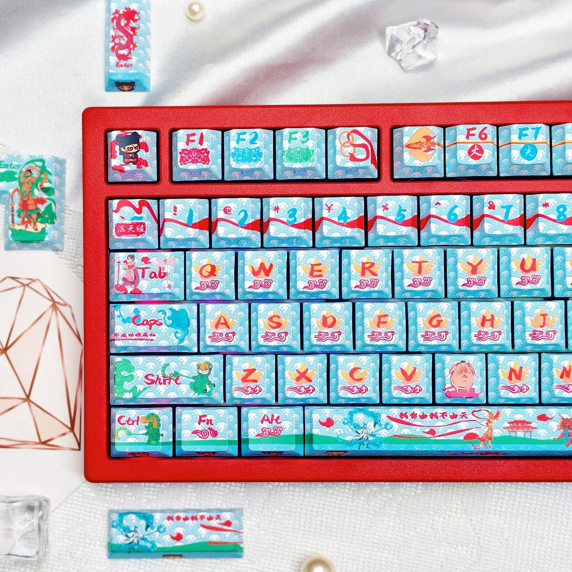 Original sublimation PBT1.9 original side light transmission custom magnetic axis simple keyboard keycap
Original sublimation PBT1.9 original side light transmission custom magnetic axis simple keyboard keycap