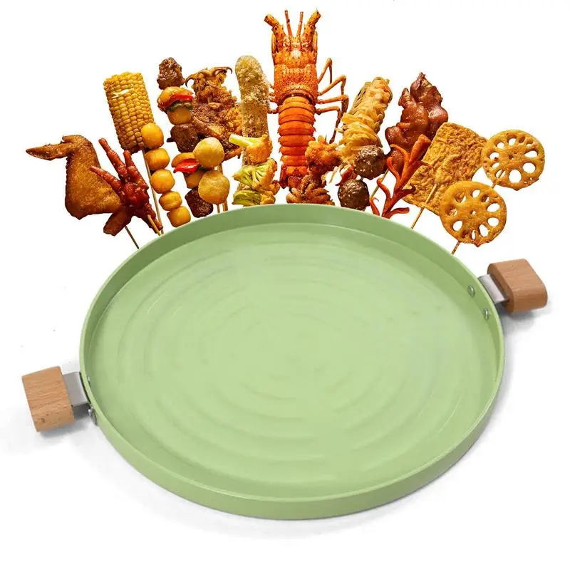 Grilling Pan Round Non-stick Smokeless BBQ Pan Griddle Baking Barbecue Stove Top Camping Cooking Utensils For Meat Fish And
Grilling Pan Round Non-stick Smokeless BBQ Pan Griddle Baking Barbecue Stove Top Camping Cooking Utensils For Meat Fish And