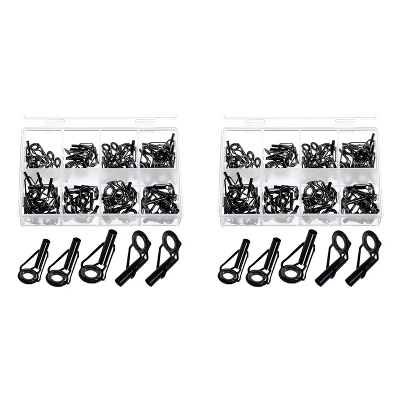 160 Pieces Fishing Rod Tip Repair Kit For Freshwater Saltwater Rods Stainless Steel Ring Guide Replacement Kit-AT20
160 Pieces Fishing Rod Tip Repair Kit For Freshwater Saltwater Rods Stainless Steel Ring Guide Replacement Kit-AT20