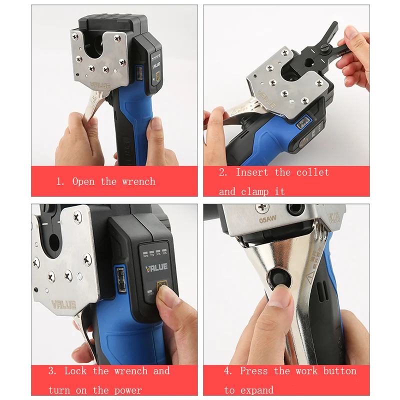 Эспандер с летающей батареей через литиевую батарею VEF-1/2, расширитель для кондиционера, расширитель медной трубки, расширитель для рта, электрический расширитель
Эспандер с летающей батареей через литиевую батарею VEF-1/2, расширитель для кондиционера, расширитель медной трубки, расширитель для рта, электрический расширитель