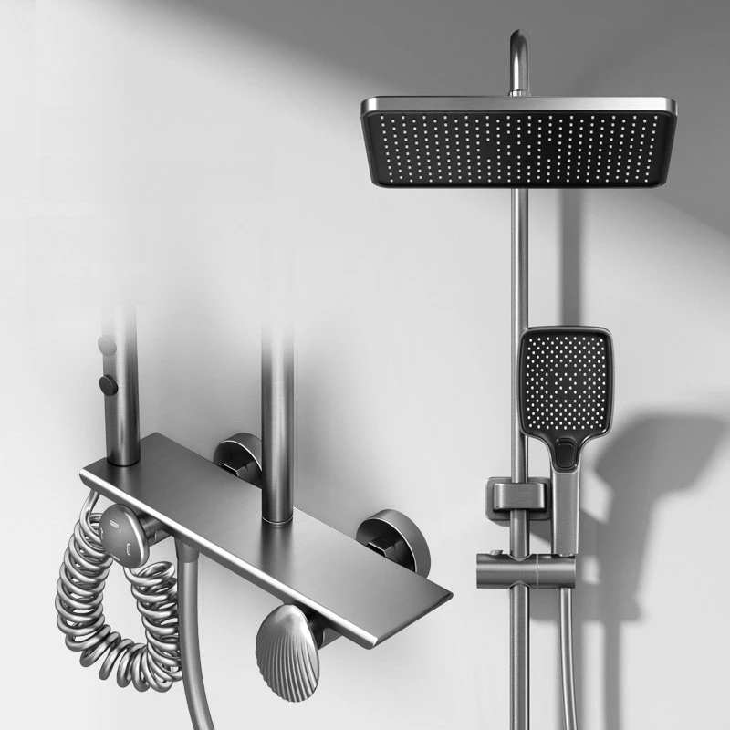 Wear Resistant Shower System Constant Temperature Shower Column Mutifunctional Portable Showers Set Adjustable Bathroom Faucets
Wear Resistant Shower System Constant Temperature Shower Column Mutifunctional Portable Showers Set Adjustable Bathroom Faucets
