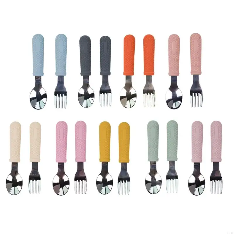 634F Toddler Utensils Silverware Stainless Children Safe Fork Spoons Baby Essential
634F Toddler Utensils Silverware Stainless Children Safe Fork Spoons Baby Essential