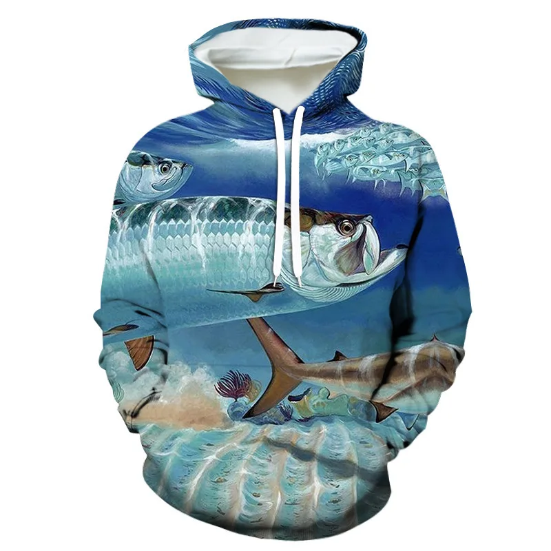 Spring and Autumn Men's Clothing Hoodies 3D Printed Ocean Fish Hoodies Children's Hoodies
Spring and Autumn Men's Clothing Hoodies 3D Printed Ocean Fish Hoodies Children's Hoodies