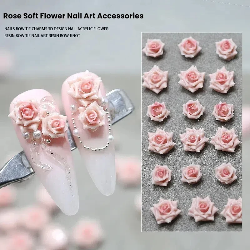 30Pcs New 3D Resin Nail Decor Realistic Pink Roses Camellias Soft - Carved Ins Style Valentine's Day Nail Accessories
30Pcs New 3D Resin Nail Decor Realistic Pink Roses Camellias Soft - Carved Ins Style Valentine's Day Nail Accessories