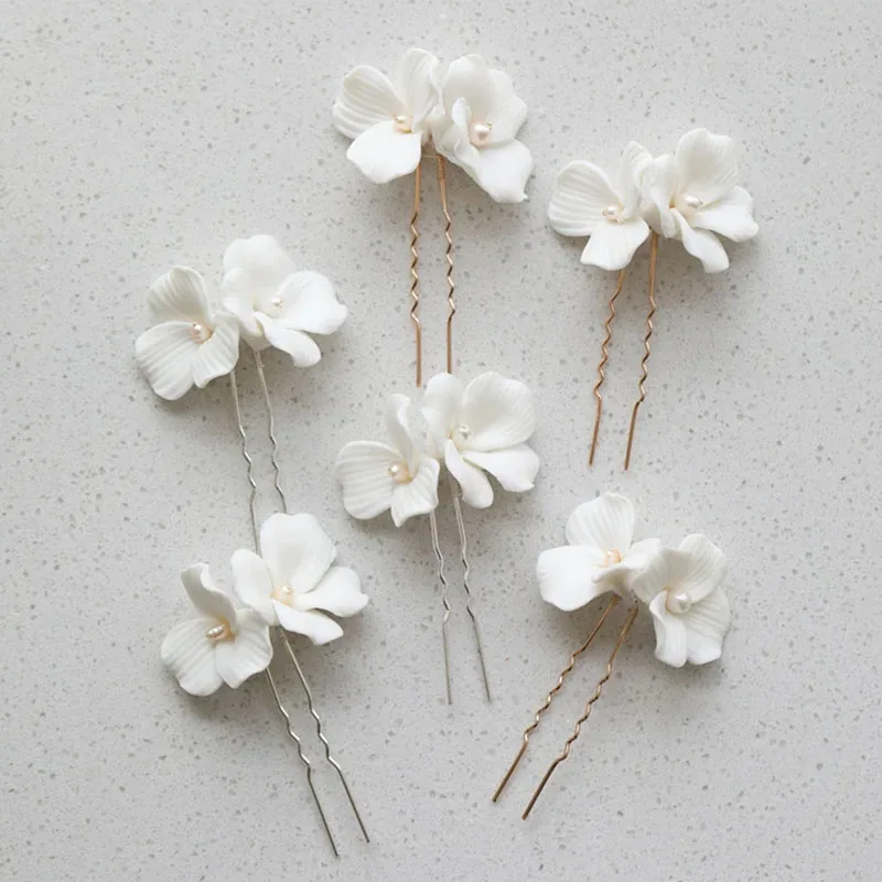 Handmade Freshwater Pearls Cream Flower Bridal Hair Pin Set Wedding Hair Sticker Hair Accessories Women Hair Jewelry
Handmade Freshwater Pearls Cream Flower Bridal Hair Pin Set Wedding Hair Sticker Hair Accessories Women Hair Jewelry