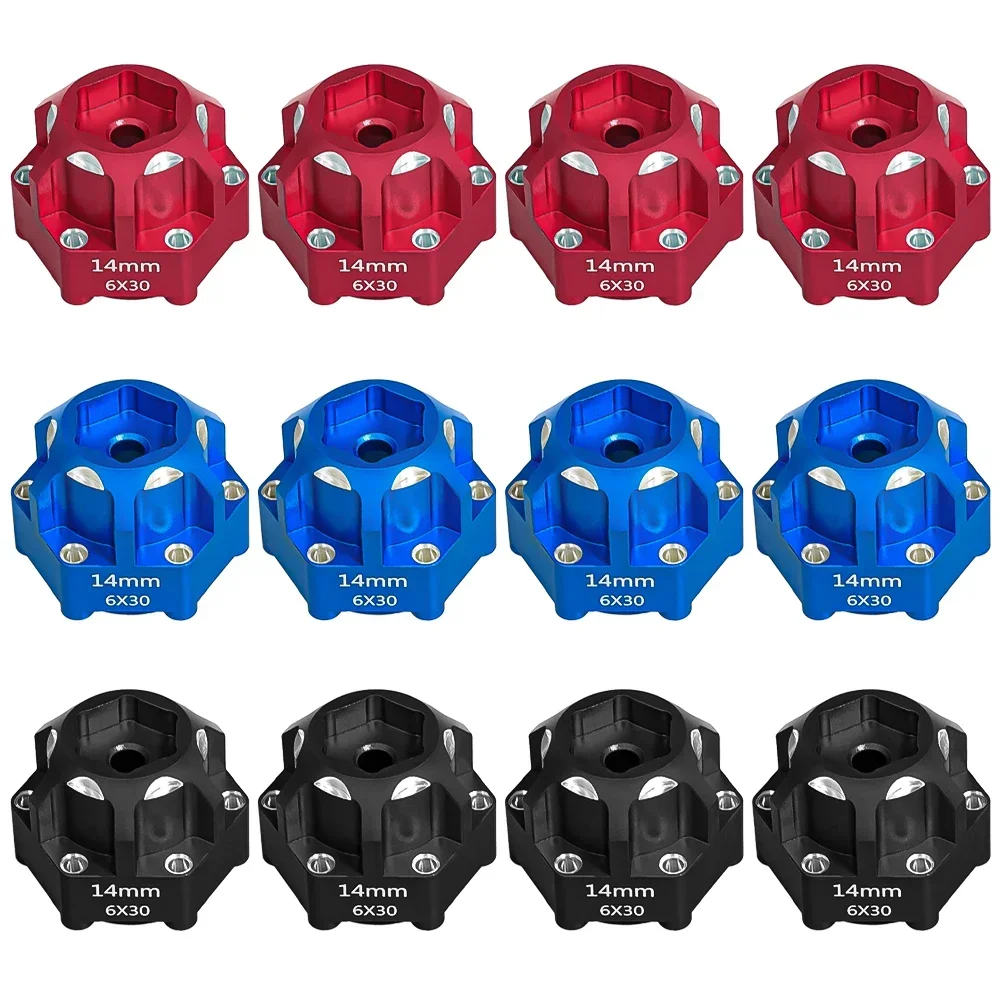 4 Pcs Aluminum 6x30 to 14mm Hex Adapter RC Car Accessories for 1/10 Proline Arrma Senton Granite Upgrade Parts
4 Pcs Aluminum 6x30 to 14mm Hex Adapter RC Car Accessories for 1/10 Proline Arrma Senton Granite Upgrade Parts