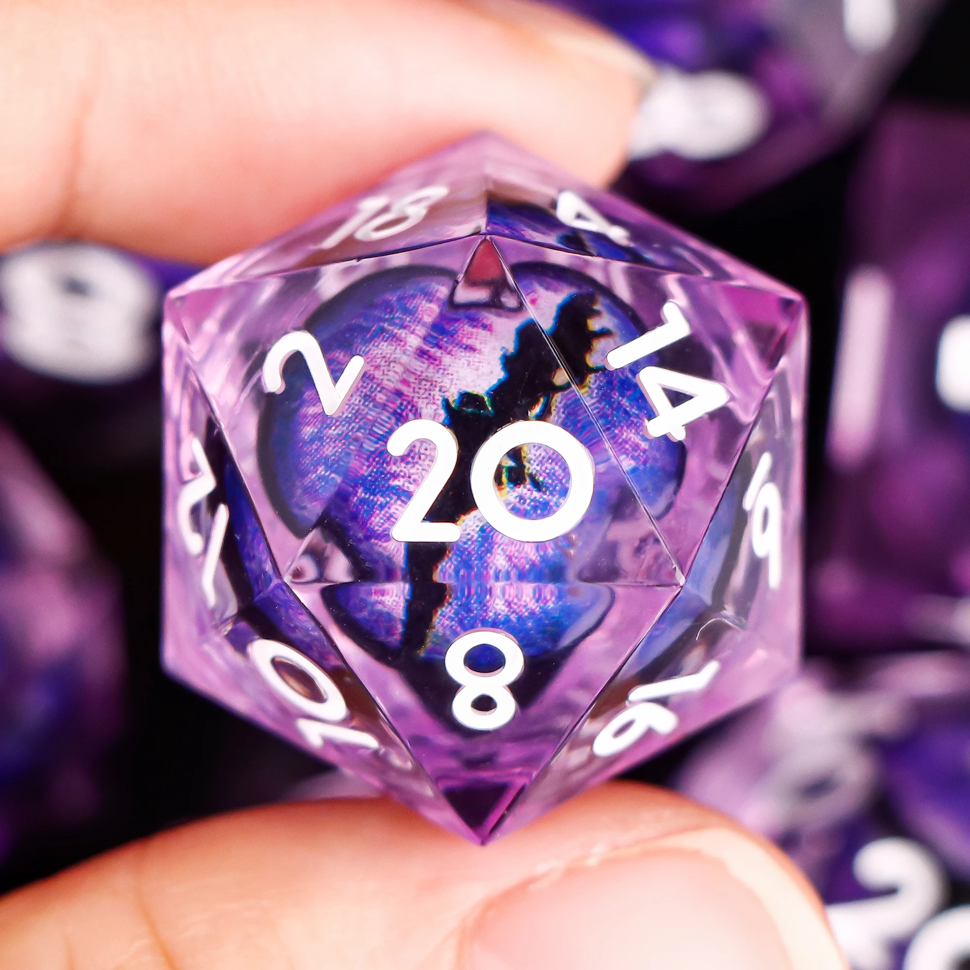 MUNDICE Beholder Dice for DnD, Floating Eye Dice for Dungeon and Dragon, Polyhedral Dice, Sharp Edge Resin Dice, D&D
MUNDICE Beholder Dice for DnD, Floating Eye Dice for Dungeon and Dragon, Polyhedral Dice, Sharp Edge Resin Dice, D&D