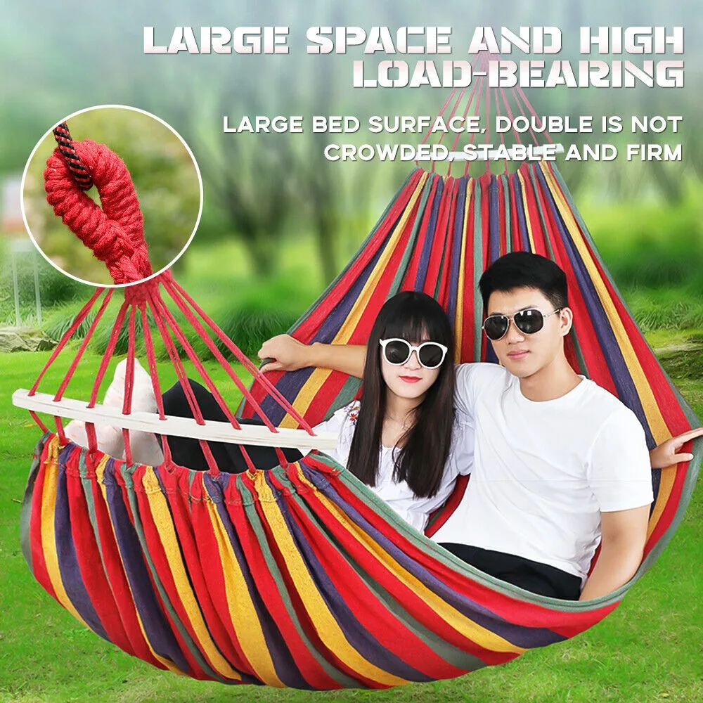 250*150CM Adult Hammock Garden Swing Indoor Portable Outdoor Camping Canvas Hammock High Strength Parachute Fabric Hanging Bed
250*150CM Adult Hammock Garden Swing Indoor Portable Outdoor Camping Canvas Hammock High Strength Parachute Fabric Hanging Bed