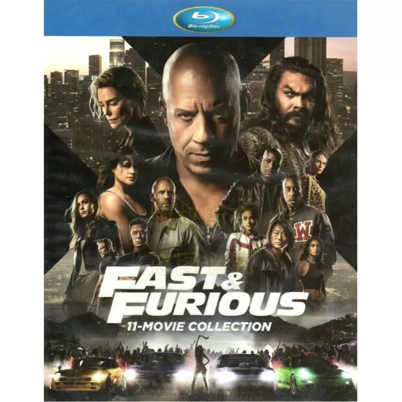 American action crime movies Fast and Furious 1–11 high-definition BD Blu-ray set 11 discs
American action crime movies Fast and Furious 1–11 high-definition BD Blu-ray set 11 discs