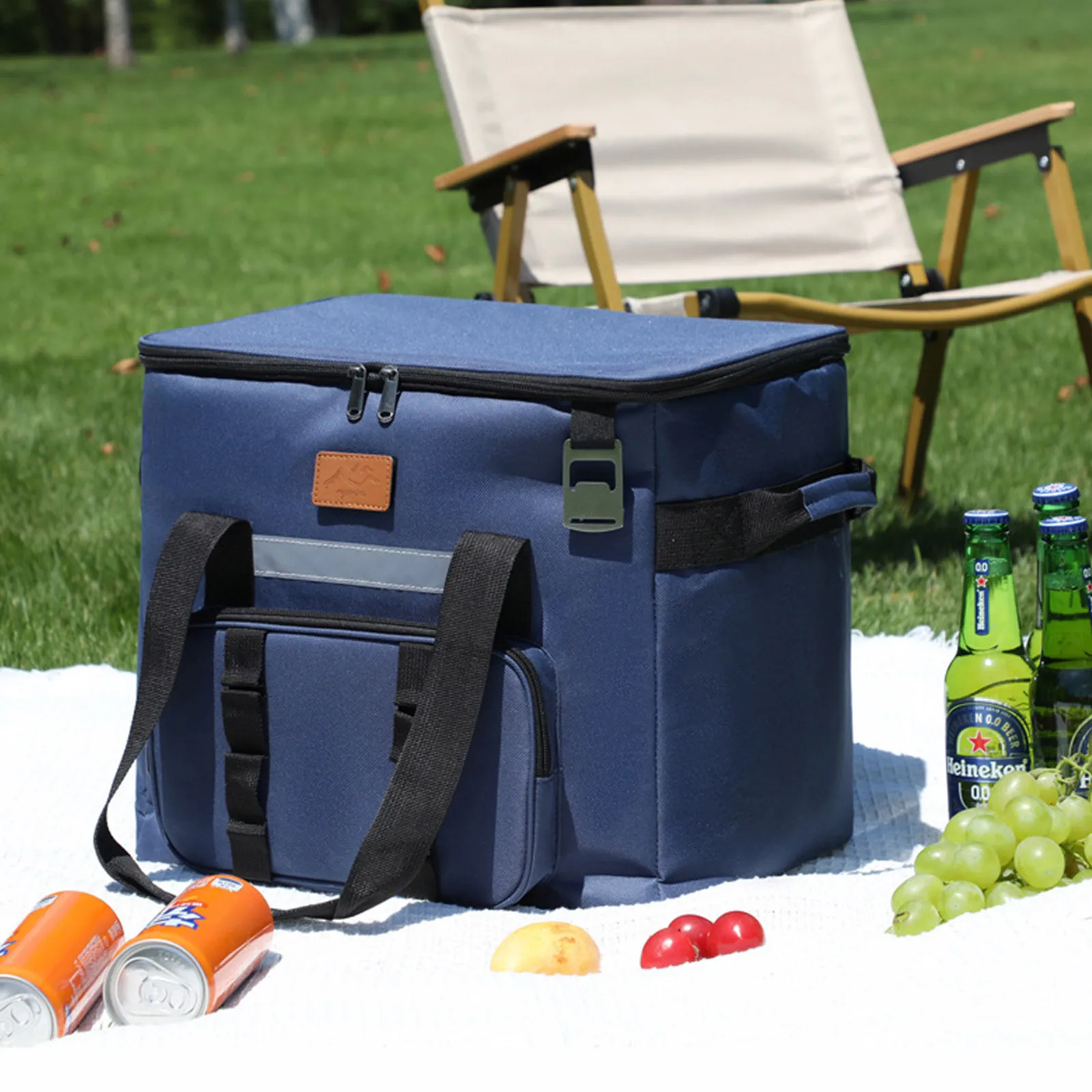 Insulated Lunch Box For Men & Women – Leak-Proof Cooler Bag With 4 Pockets Adjustable Strap Perfect For Work Travel And Picnics
Insulated Lunch Box For Men & Women – Leak-Proof Cooler Bag With 4 Pockets Adjustable Strap Perfect For Work Travel And Picnics