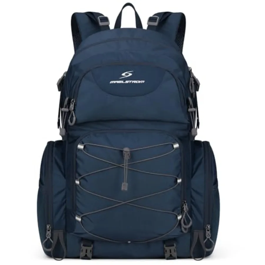 Hiking Backpack, 40L Waterproof Camping Daypack for Men and Women, Lightweight Travel Pack with Rain Cover Blue
Hiking Backpack, 40L Waterproof Camping Daypack for Men and Women, Lightweight Travel Pack with Rain Cover Blue
