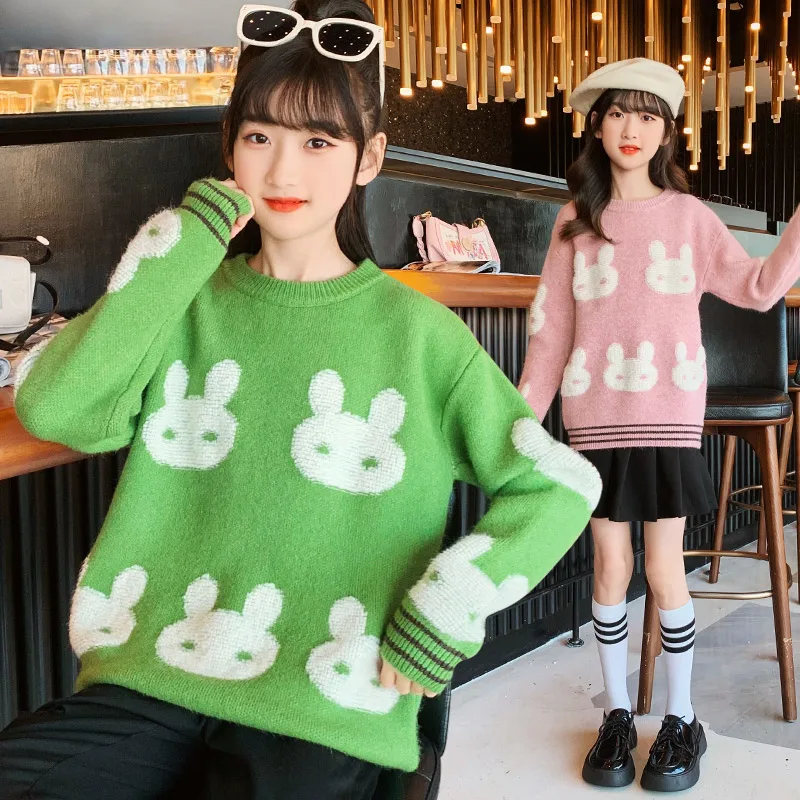 Spring Autumn Children's Knitwear Outdoor Sweatshirt Cute Rabbit Girls Winter Sweater Warm Long Sleeve Jacket Cheap 2022 New
Spring Autumn Children's Knitwear Outdoor Sweatshirt Cute Rabbit Girls Winter Sweater Warm Long Sleeve Jacket Cheap 2022 New