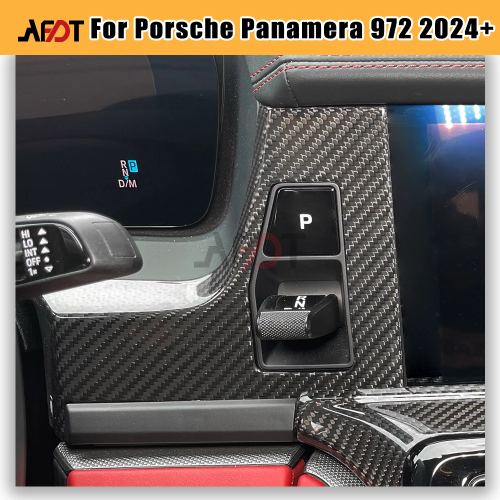 LHD 3K Twill Weave Real Carbon For 2024-2026 Porsche Panamera 972 GTS 4S Turbo S E-Hybrid Shift Lever Parking Gear Panel dashboa
LHD 3K Twill Weave Real Carbon For 2024-2026 Porsche Panamera 972 GTS 4S Turbo S E-Hybrid Shift Lever Parking Gear Panel dashboa