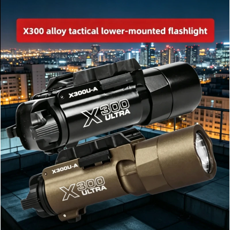 Outdoor Emergency Flashlight Alloy X300U X300 Ultra X300U-A 500 Lumens Handheld Strobe Torch Portable Model Assembly Parts
Outdoor Emergency Flashlight Alloy X300U X300 Ultra X300U-A 500 Lumens Handheld Strobe Torch Portable Model Assembly Parts