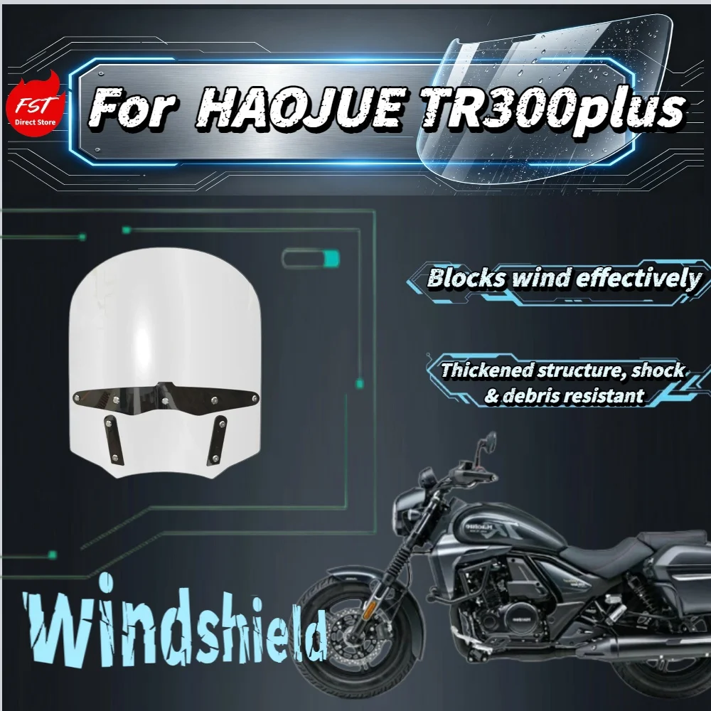For Haojue TR300 Plus Youth Version Modified Windshield Raised Front Windscreen Motorcycle Parts
For Haojue TR300 Plus Youth Version Modified Windshield Raised Front Windscreen Motorcycle Parts