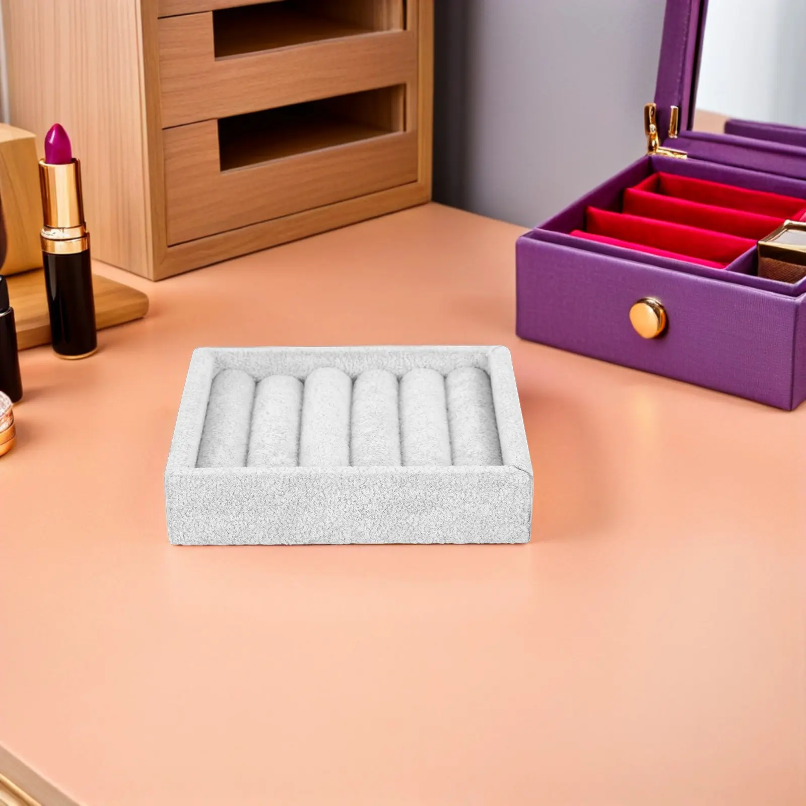 Мягкий органайзер для украшений с отделениями для женщин: подставка для колец, держатель для серег, вставка для пусет, дорожное решение для хранения
Мягкий органайзер для украшений с отделениями для женщин: подставка для колец, держатель для серег, вставка для пусет, дорожное решение для хранения