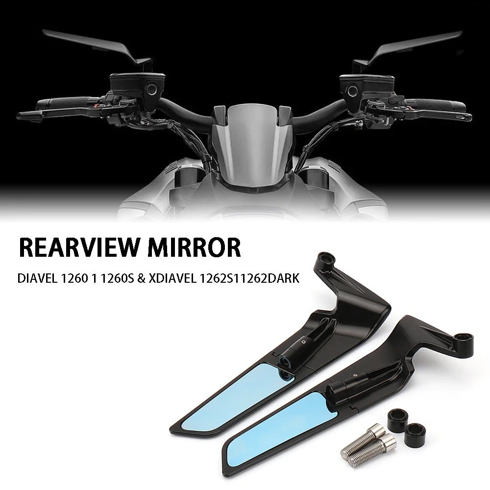 For Ducati DIAVEL 1260 S 2019-2020 Motorcycle Rearview Mirrors HD Vision Side Mirror For Ducati XDIAVEL X Diavel 1262 S / Dark
For Ducati DIAVEL 1260 S 2019-2020 Motorcycle Rearview Mirrors HD Vision Side Mirror For Ducati XDIAVEL X Diavel 1262 S / Dark
