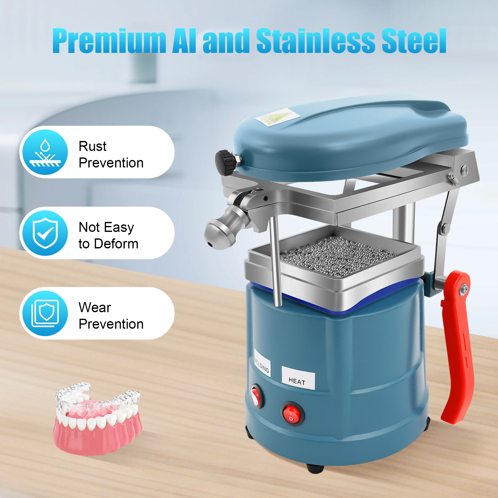 Electric Molding Machine 110V US Plug 1000W Aluminum Stainless Steel Molding Tool for DIY Craft Industrial Use
Electric Molding Machine 110V US Plug 1000W Aluminum Stainless Steel Molding Tool for DIY Craft Industrial Use