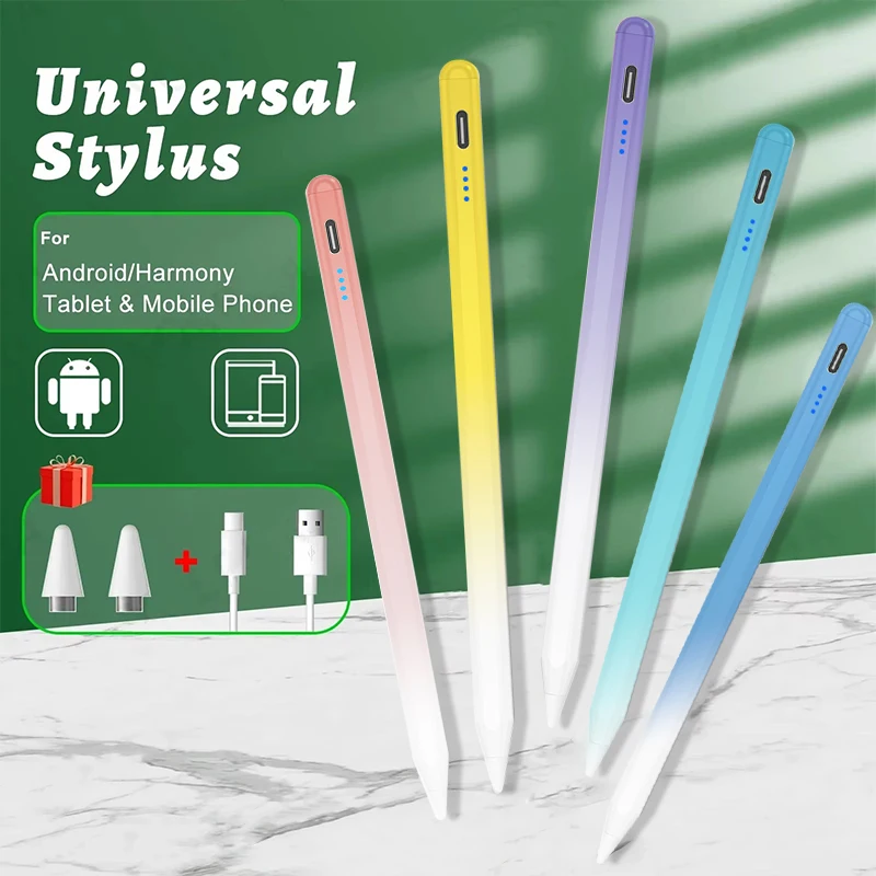 Universal Gradient Stylus Pen For iPad Huawei Samsung Tablet Touch Screens Stylus Pencil Compatible For Android and iOS Phones
Universal Gradient Stylus Pen For iPad Huawei Samsung Tablet Touch Screens Stylus Pencil Compatible For Android and iOS Phones