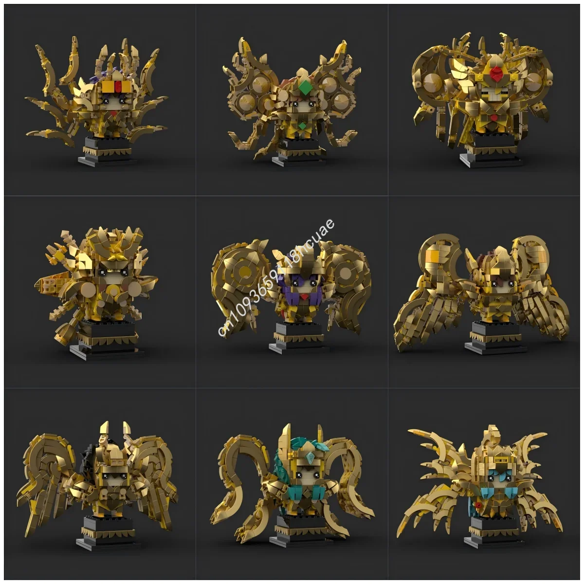 MOC Golden Saint Seiya God Cloth Brickheadz Model Knights Of The Zodiac Building Blocks DIY Creative Ideas Toy Festival Gift
MOC Golden Saint Seiya God Cloth Brickheadz Model Knights Of The Zodiac Building Blocks DIY Creative Ideas Toy Festival Gift