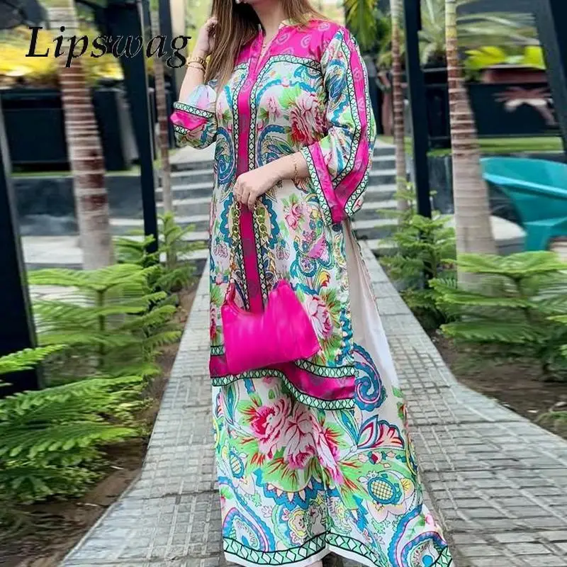 2025 All Match Female Set Retro Printed V-Neck Long Sleeve Blouse&Long Pants Temperament Suit Women Elegant 2Pcs Loose Outfit
2025 All Match Female Set Retro Printed V-Neck Long Sleeve Blouse&Long Pants Temperament Suit Women Elegant 2Pcs Loose Outfit