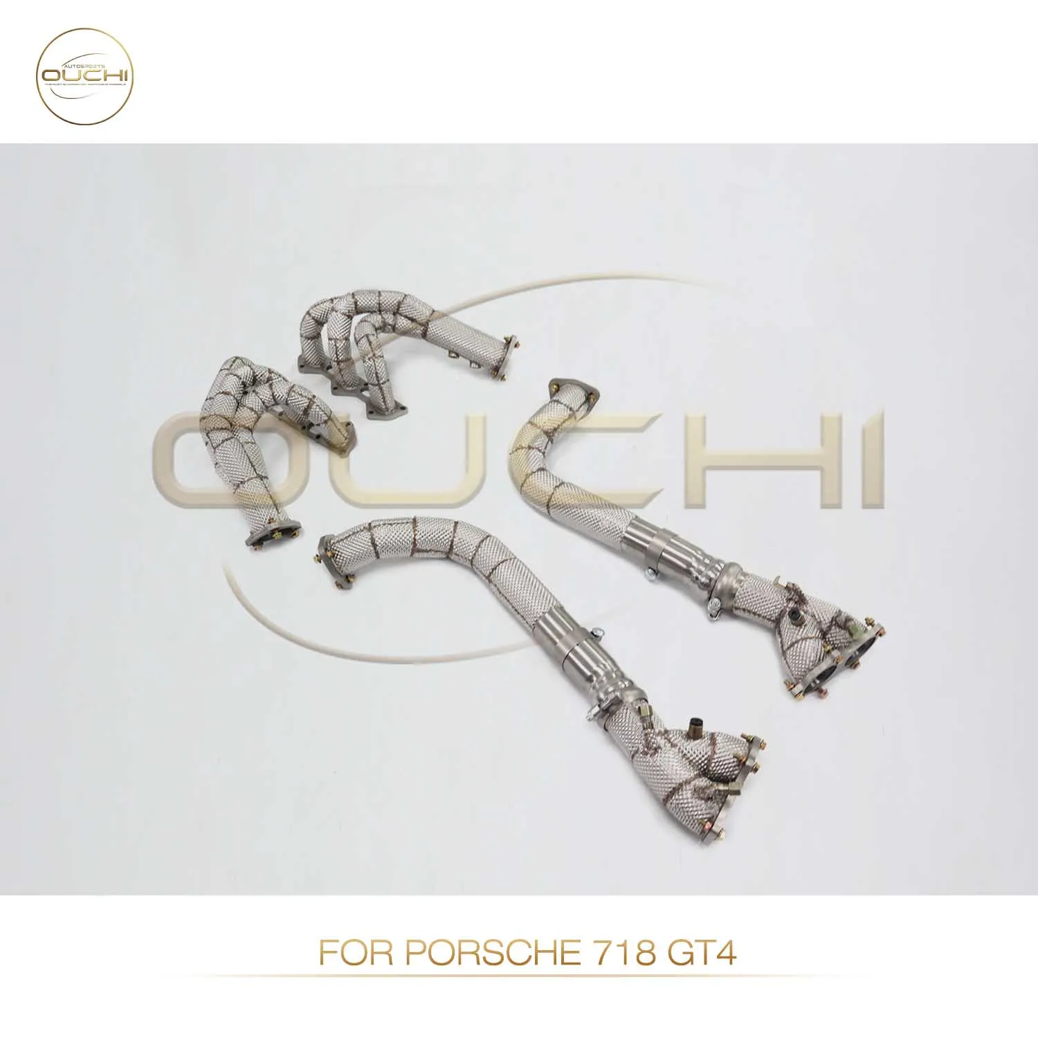 Ouchi Stainless steel Manifold Downpipe For Porsche 718 GT4 With Heat Shield Performance Exhaust System Part
Ouchi Stainless steel Manifold Downpipe For Porsche 718 GT4 With Heat Shield Performance Exhaust System Part