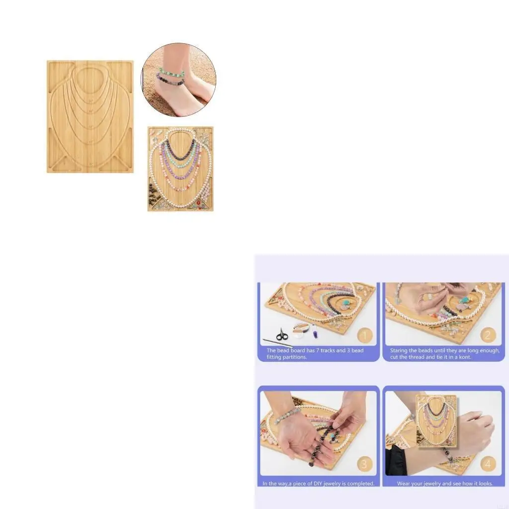 Доска для изготовления ювелирных изделий из дерева, лоток для дизайна ювелирных изделий, поднос для изготовления ожерелья, лоток
Доска для изготовления ювелирных изделий из дерева, лоток для дизайна ювелирных изделий, поднос для изготовления ожерелья, лоток