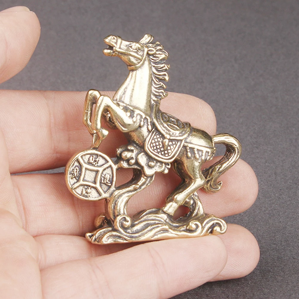 Retro Decor Decorative Brass Craft Horse Brass Horse nament Statue Home Desk nament Craft Gift
Retro Decor Decorative Brass Craft Horse Brass Horse nament Statue Home Desk nament Craft Gift