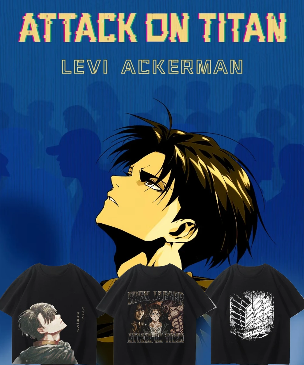 Attack on Titan Animation Derivatives Wings of Liberty Printed Short Sleeve T-shirt Women's Fashion Loose Cotton Unisex Top
Attack on Titan Animation Derivatives Wings of Liberty Printed Short Sleeve T-shirt Women's Fashion Loose Cotton Unisex Top