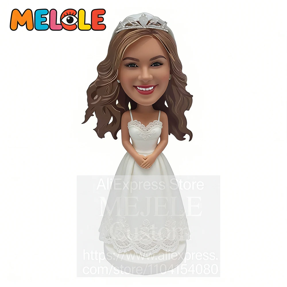 Custom Wedding Dress Bobblehead Figure, Personalized Bridal Keepsake, Handmade Statue White Gown Based on Your Photo
Custom Wedding Dress Bobblehead Figure, Personalized Bridal Keepsake, Handmade Statue White Gown Based on Your Photo