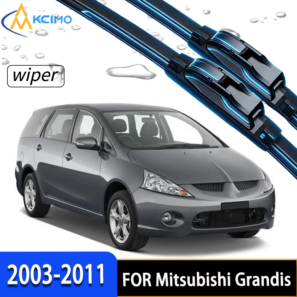 Durable Rubber Front Windshield Wiper Blades, Reliable All-Weather Wiping for Mitsubishi Grandis NA/BA 2003-2011
Durable Rubber Front Windshield Wiper Blades, Reliable All-Weather Wiping for Mitsubishi Grandis NA/BA 2003-2011