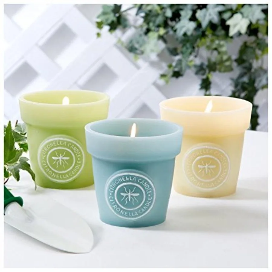 Flower Pot Citronella Candle, Set of 3
Flower Pot Citronella Candle, Set of 3