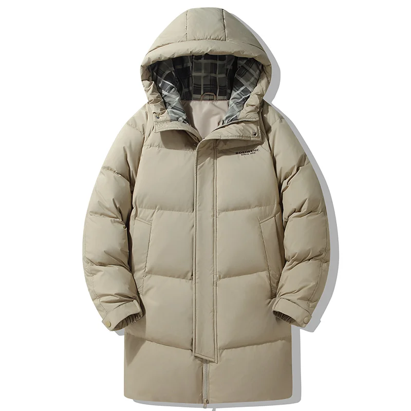 Advanced Street Sle Men's Oversize down Jaet Hooded Mid-Length Top Trendy Brand Polyester Fiber Du down Youth Faion
Advanced Street Sle Men's Oversize down Jaet Hooded Mid-Length Top Trendy Brand Polyester Fiber Du down Youth Faion