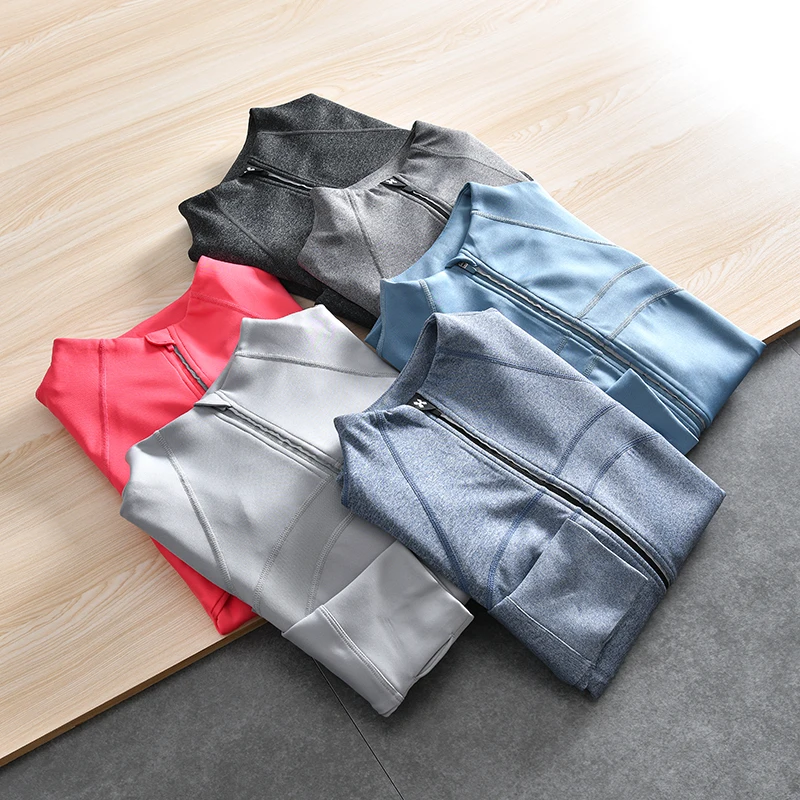 High Elasticity Breathable Yoga Wear Women's Quick Dry Sport Jacket Pure Color Stand Collar Slim Fit Air Layer UPF50
High Elasticity Breathable Yoga Wear Women's Quick Dry Sport Jacket Pure Color Stand Collar Slim Fit Air Layer UPF50
